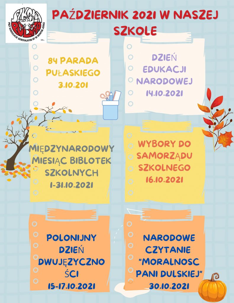 W październiku planujemy…