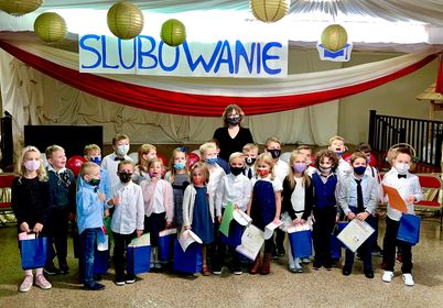 Pasowanie na ucznia klasy pierwszej