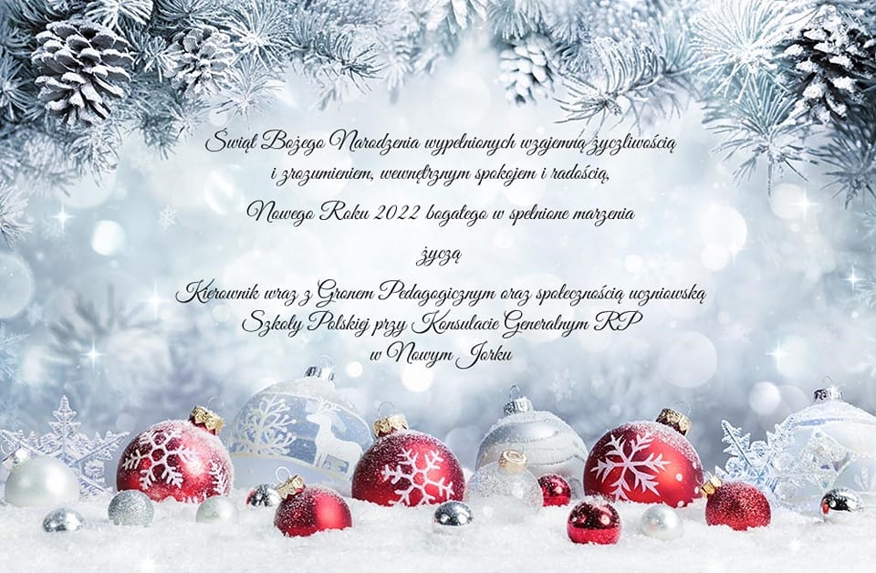 Życzenia świąteczne dla naszych przyjaciół