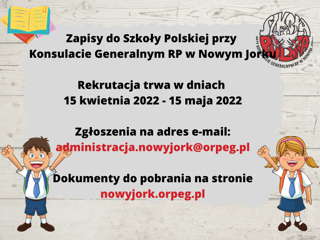 Zapisy do szkoły na rok szkolny 2022/2023