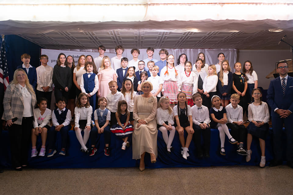 Pani Prezydentowa w Szkole Polskiej w Nowym Jorku!