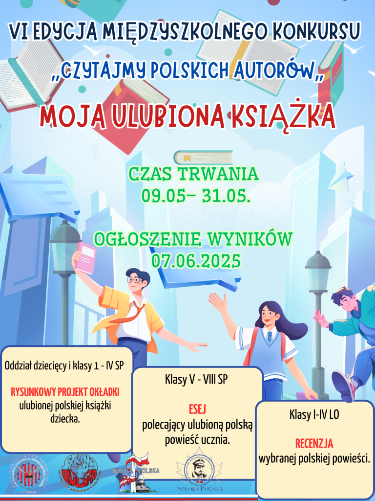 VI edycja Konkursu „Czytajmy polskich autorów” – regulamin konkursu