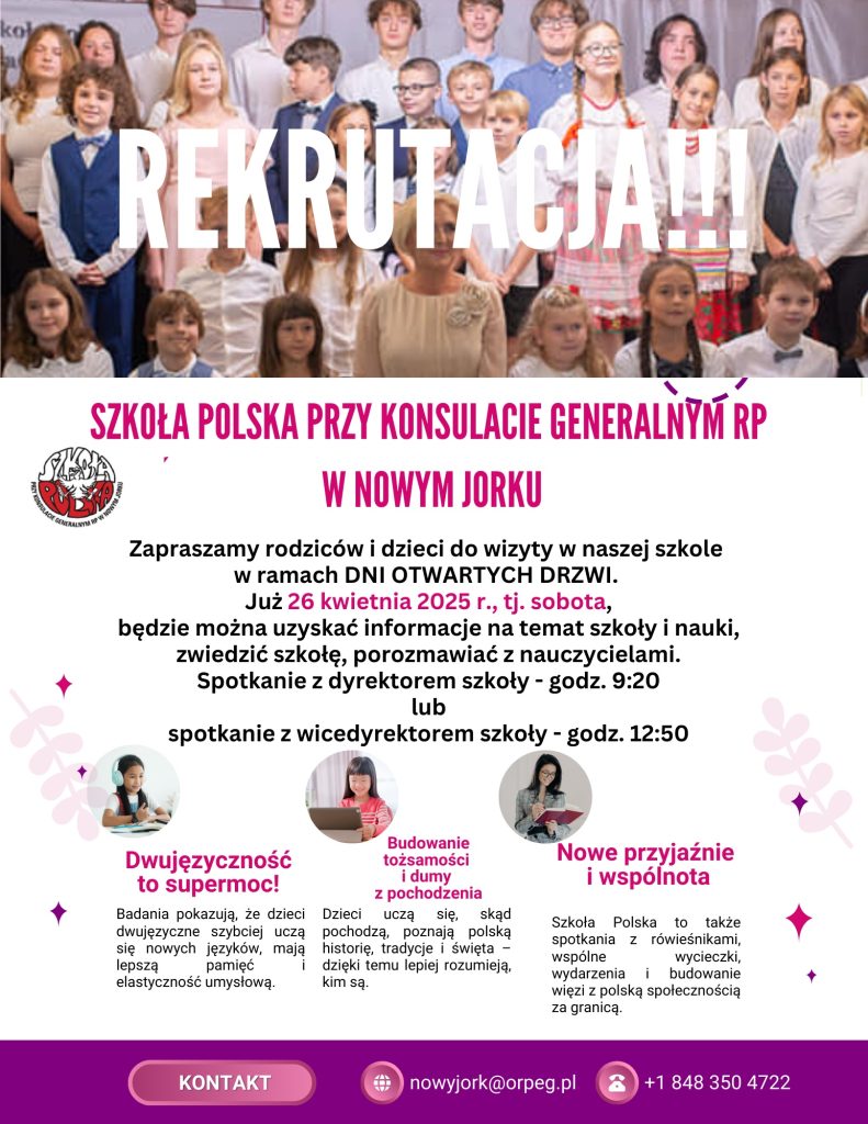 Czekamy na nowych uczniów