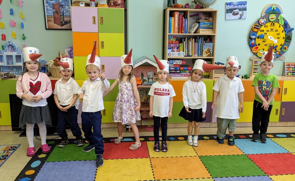 Bociany w pięciolatkach